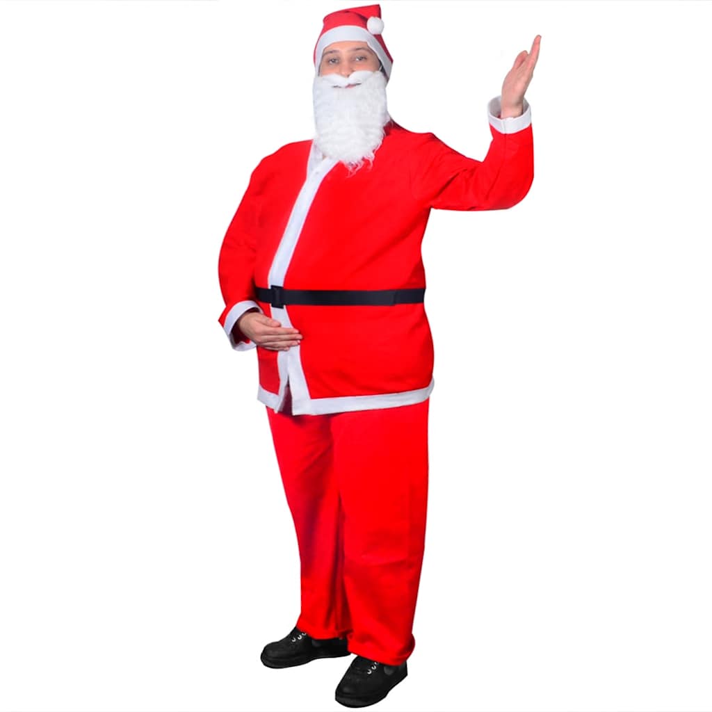 Vidaxl Santa Suit Set de vestuario de Navidad