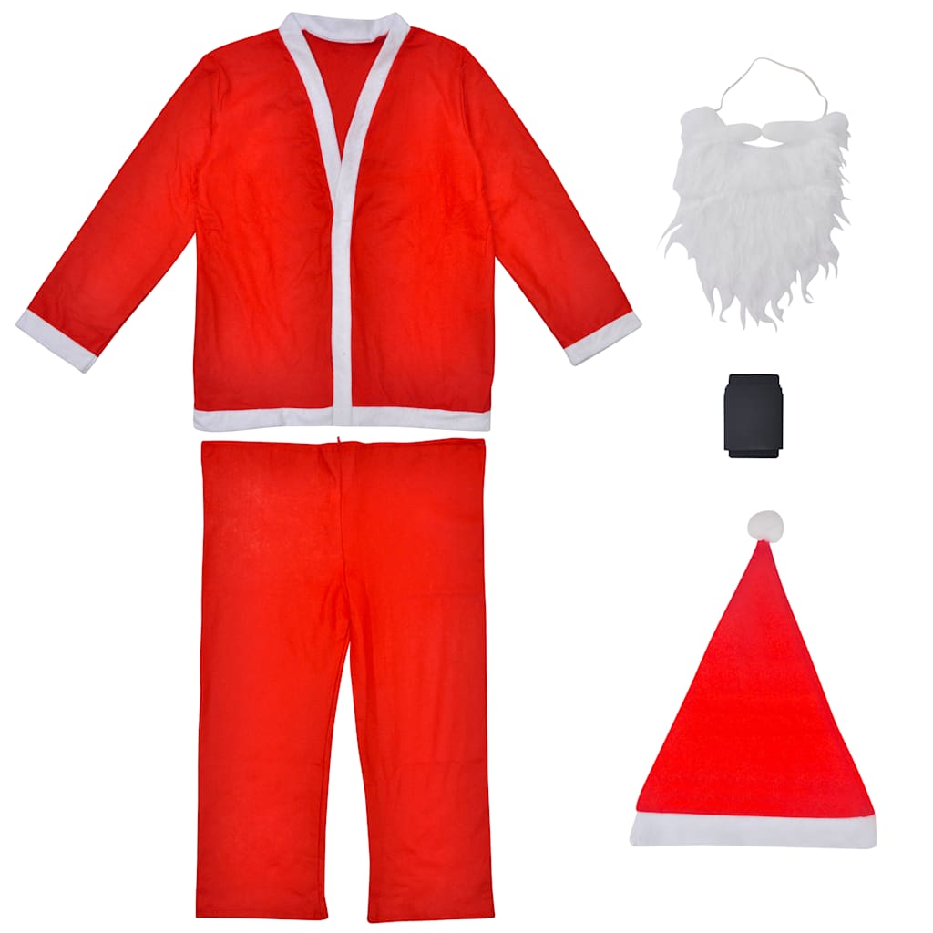 Vidaxl Santa Suit Set de vestuario de Navidad