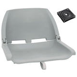 Vidaxl 2-piece boat seat set Foldable gray