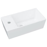 Vidaxl Washbasin 48x25x15 cm keramická bílá