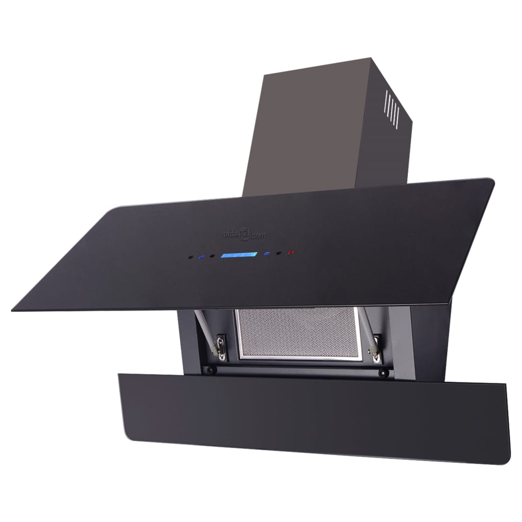 Vidaxl extractor hood with touch screen 900 mm black