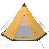 Vidaxl Tent 4-person yellow