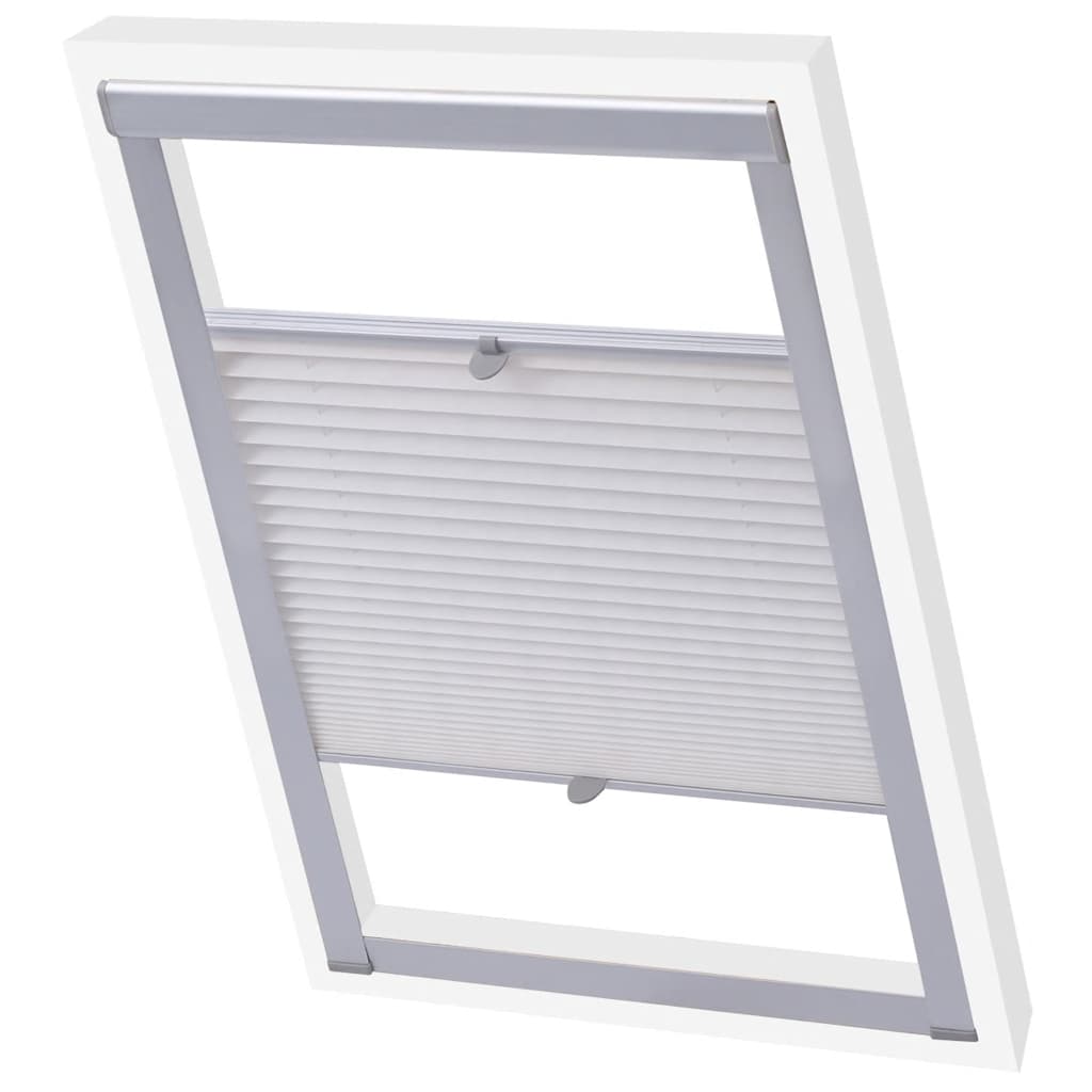 Vidaxl Roller Blind White pieghevole 104