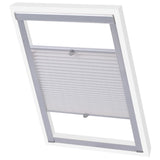 Vidaxl Roller Blind Pleated White M04 304