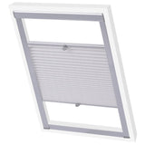 Vidaxl Roller Blind Plisted White M08 308