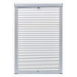 Vidaxl Roller Blind Plisted White M08 308