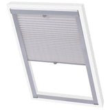 Vidaxl Roller Blind Plissed White P06 406