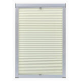 Vidaxl Roller blind pleated Cream M04 304