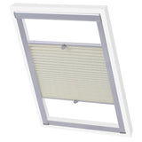 Vidaxl Roller Blind Plisead Cream M06 306