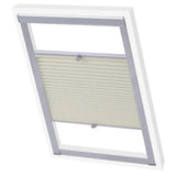 Vidaxl Roller Blind plisseret fløde P08 408