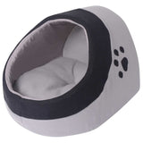 Vidaxl Cat Basket m Grigio e nero