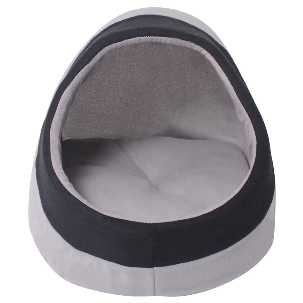 Vidaxl Cat Basket L Grey and Black