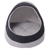 Vidaxl Cat Basket L Grey and Black