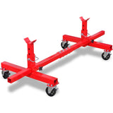 Vidaxl Mobile Axle Support Ben Red