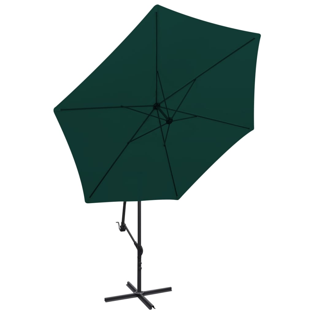 Vidaxl Floating Parasol 3 M Green