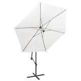 Vidaxl Parasol 3 m de arena blanca