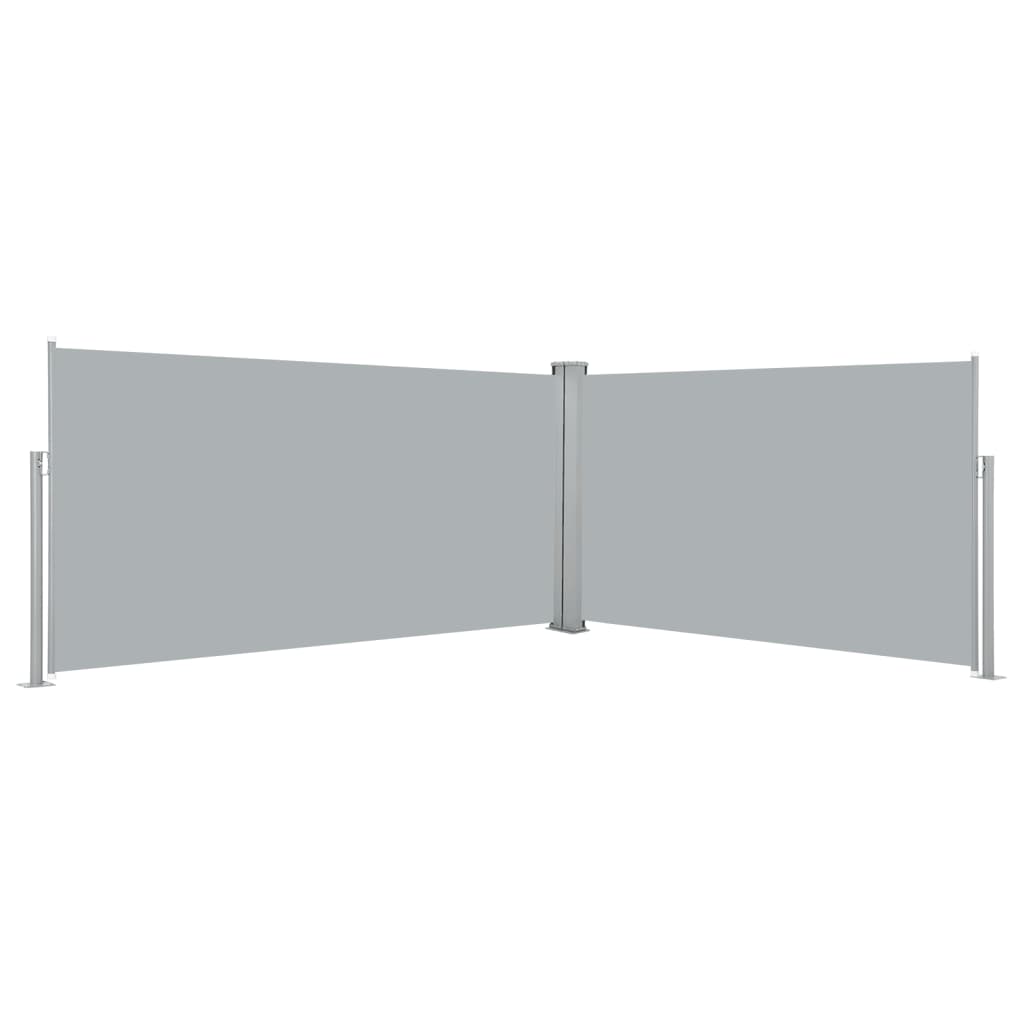 Parabrisas Vidaxl extensible 160x600 cm gris