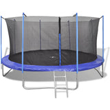 Vidaxl Conjunto de trampolín de 5 piezas 3.96 m