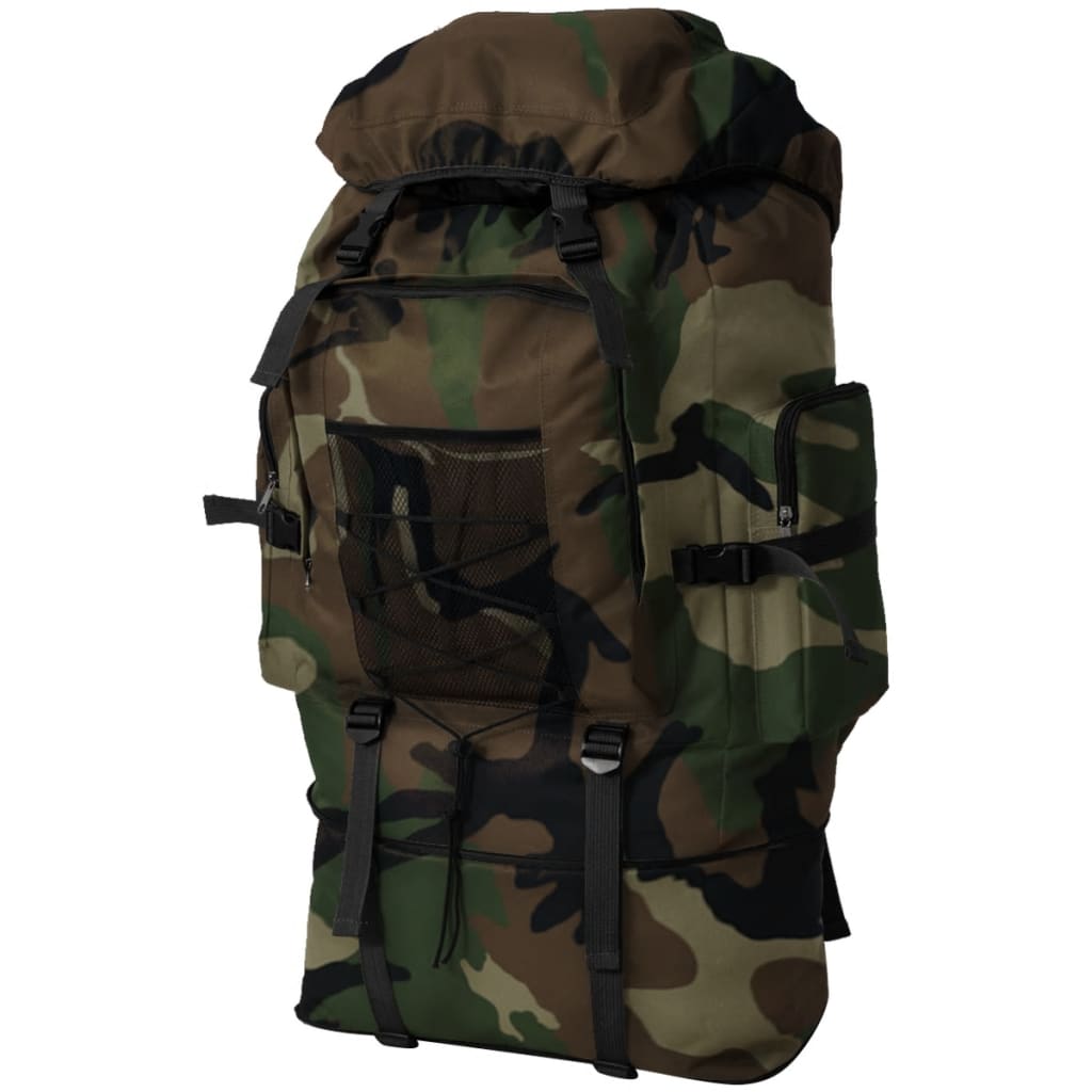 Vidaxl Rucksack Arméi Stil XXL 100 L CAMouflage