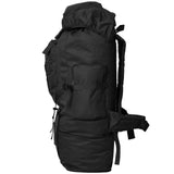 Vidaxl Rucksack Army Stil XXL 100 L Schwaarz