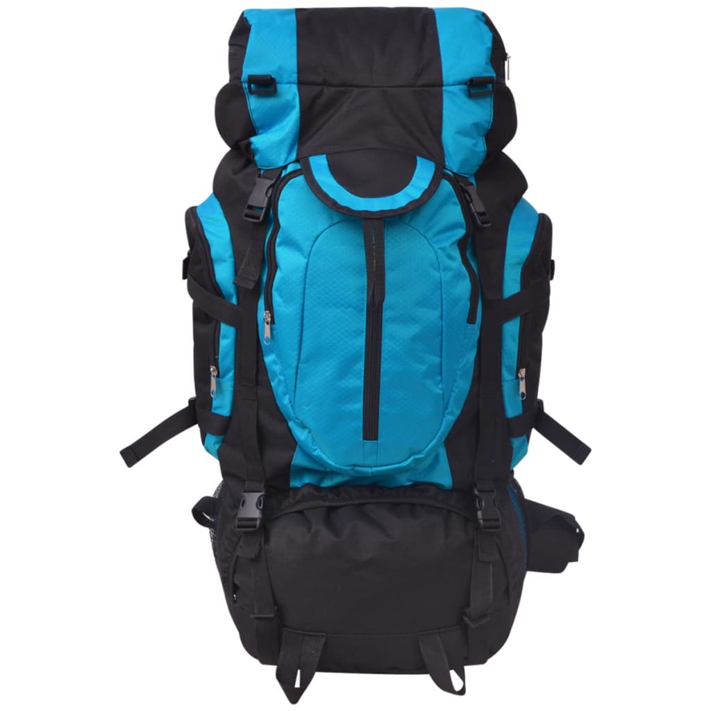 Vidaxl Backpack Hiking XXL 75 L Black and Blue