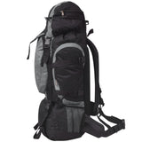 Vidaxl Rucksack wanding xxl 75 l schwaarz a gro