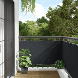 Écran de balcon vidaxl oxford textile 75x400 cm anthracite