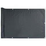 Vidaxl balkongskjerm 90x400 cm Oxford Fabric Anthracite