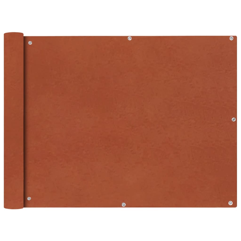 VidaXL Balkonscherm Oxford textiel 90x600 cm terracotta