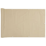 VidaXL Balkonscherm Oxford textiel 90x600 cm beige