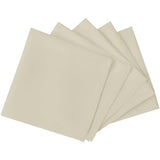 Vidaxl Samkins 10 piezas crema 50x50 cm