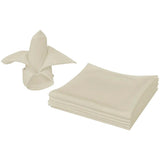 Vidaxl Servietten 25 Stécker Crème 50x50 cm