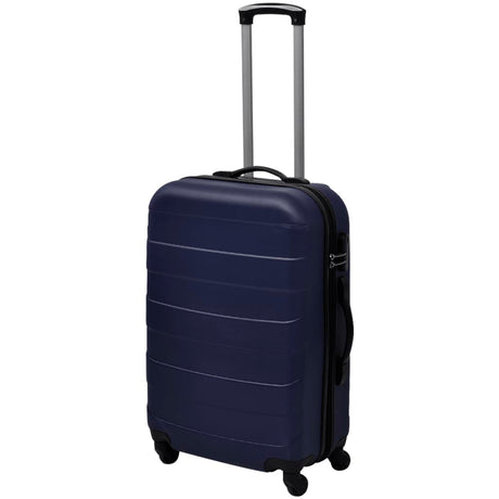 VidaXL 3-delige Kofferset hard 45,5 55 66 cm blauw