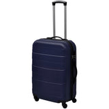 Vidaxl à bagages en 3 parties réglés durs 45,5 55 66 cm bleu