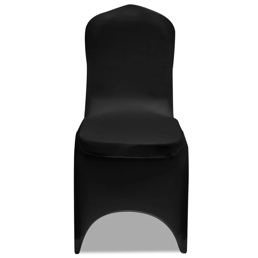 Vidaxl Chair Cover Stretch 4 pieces Black