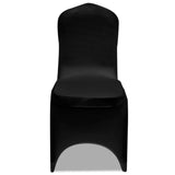 Vidaxl Chair Cover Stretch 4 pieces Black