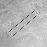 Vidaxl Douleur de douche rectangulaire 730 x 140 mm en acier inoxydable