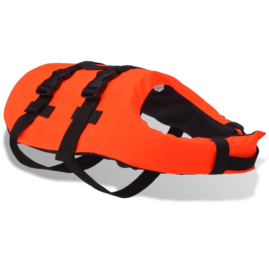 Vidaxl Dog Swimming Vest S Orange