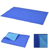 Alfombra de picnic de Vidaxl 150x200 cm azul y azul claro