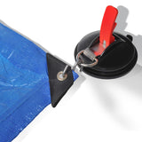 ProPlus suction cup attachment with ring and 2 s-hooks