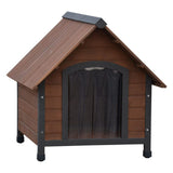 @pet @pet hundeloft med plastklaffer rustikk 76x76x72 cm brun