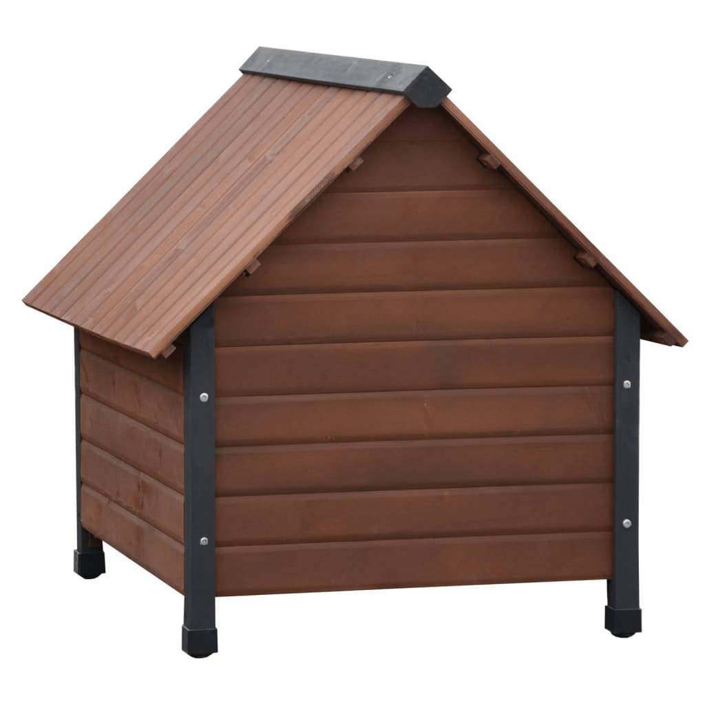 @pet @pet dog loft with plastic flaps rustique 102x82x87 cm brown