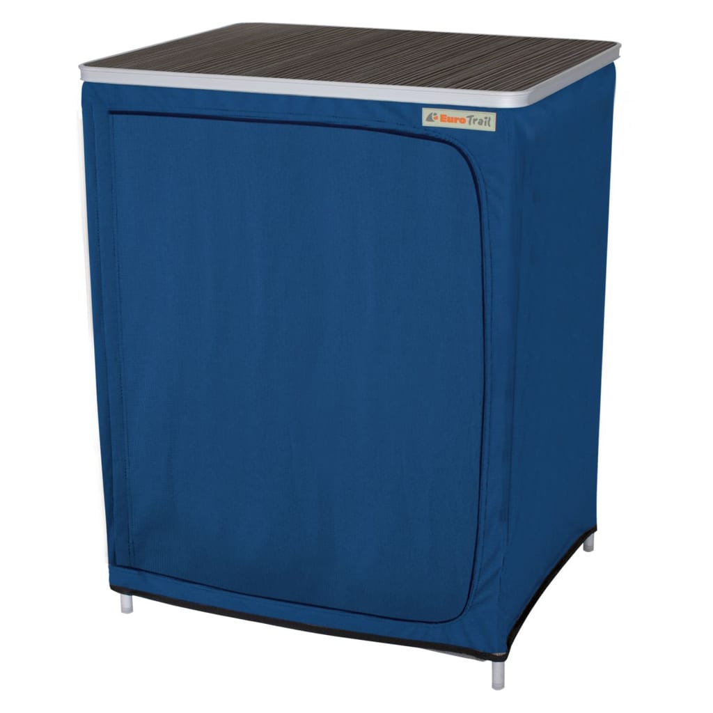 Eurotrail Camping Cabinet Vallou 67x53x86 cm bleu