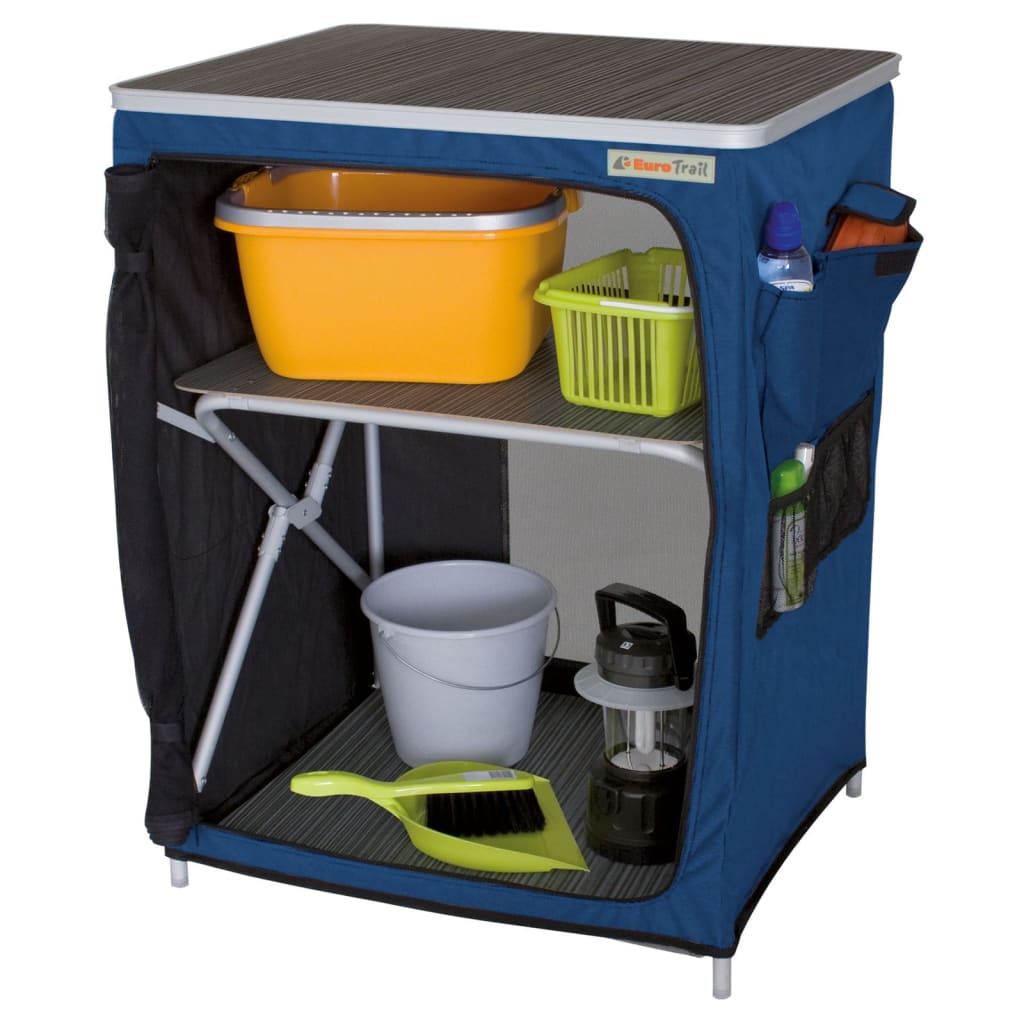 EuroTrail Camping Cabinet Vallou 67x53x86 cm modrá