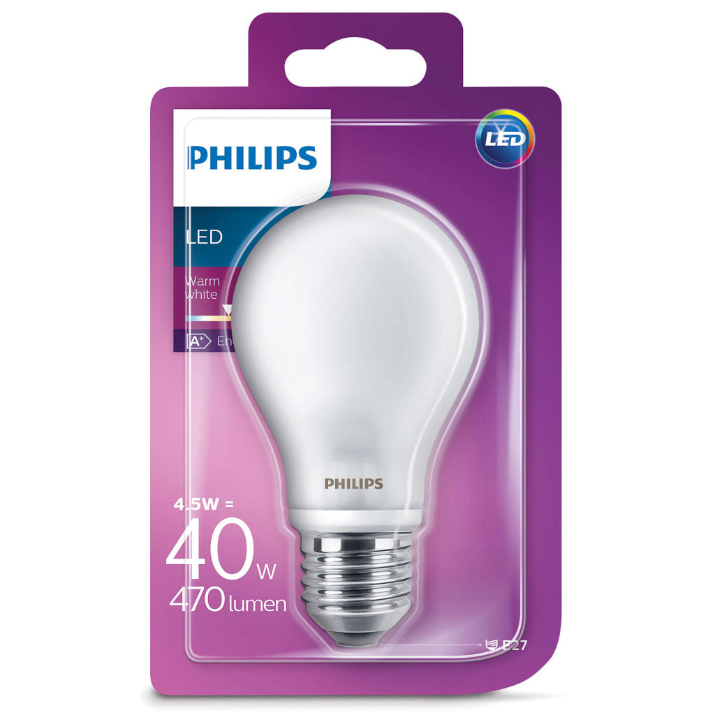 Philips LEDClassic 40W A60 E27 WW FR ND