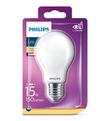 Philips ledet klassisk 15w e27 ww a60 fr nd srt4 belysning