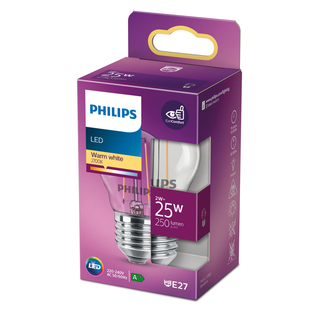 Philips Led Classic Candle Lamp 25W E27 varm vit