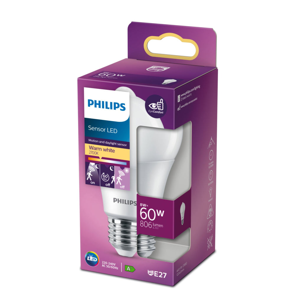 Philips førte sensor fra 60W E27