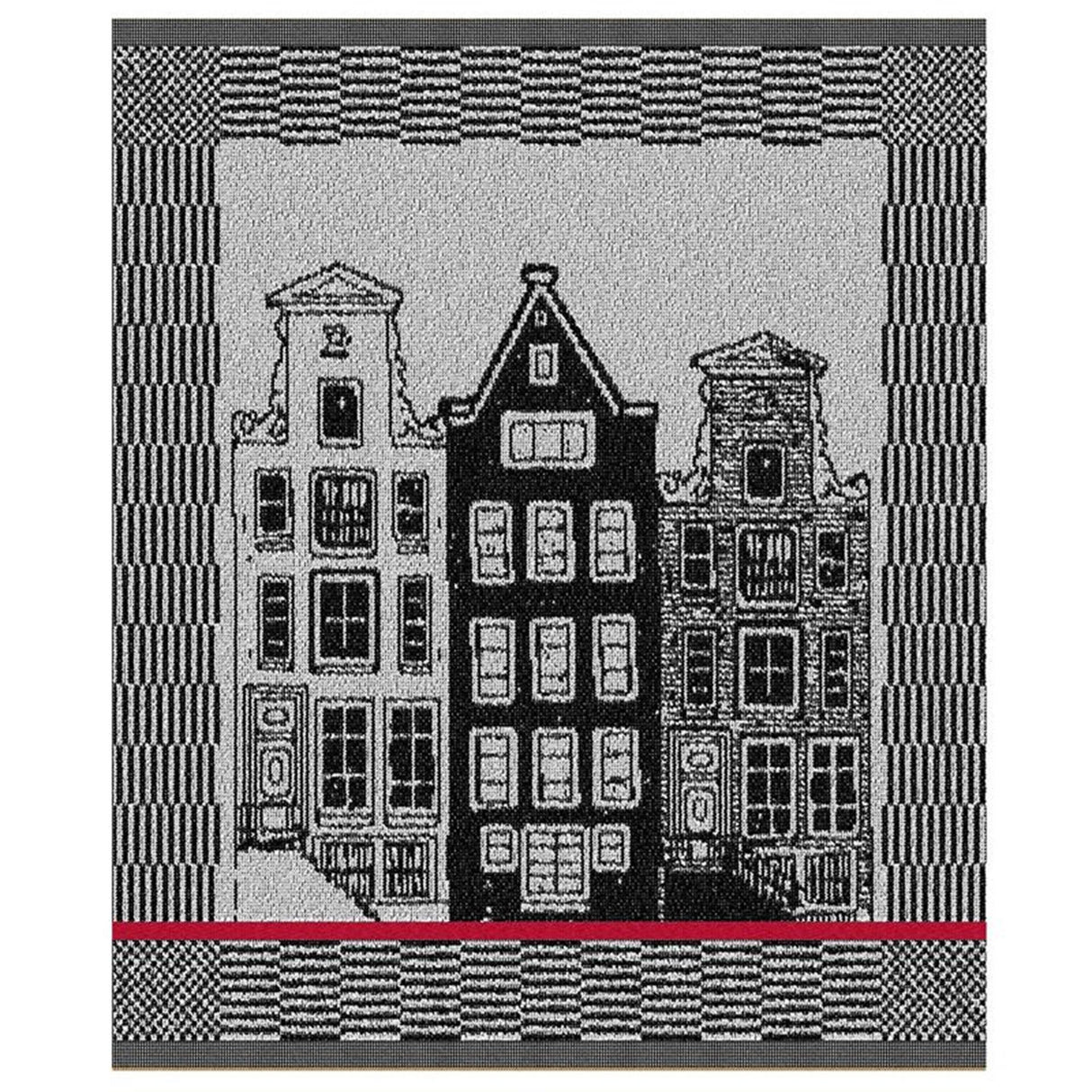Ddddd kitchen towel canal 50x55cm black 6 pcs