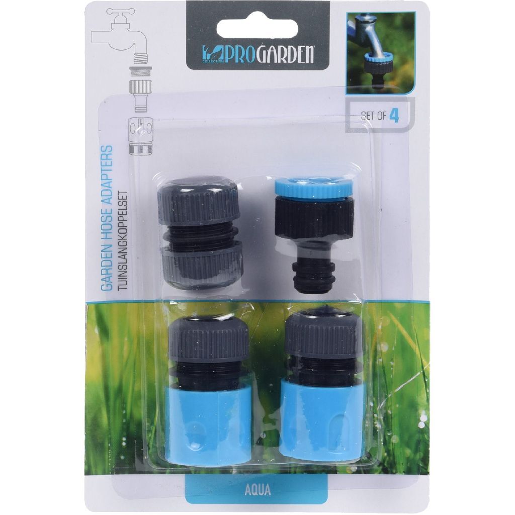 Pro Garden garden hose adapter set 4-piece